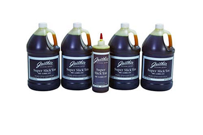 Gaither Super Slick'Em Tire Lubricant - Lube for Changing Tires, Great for Mounting, Dismounting, and Bead Breaking, Case of 4-1 Gallon Bottles
