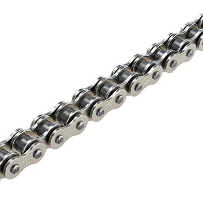 JT Chain JTC520X1R3NN110DL (520 Series) Nickel 110 Link Heavy Duty X-Ring Chain with Connecting Link - color: Nickel, size: 110-Links
