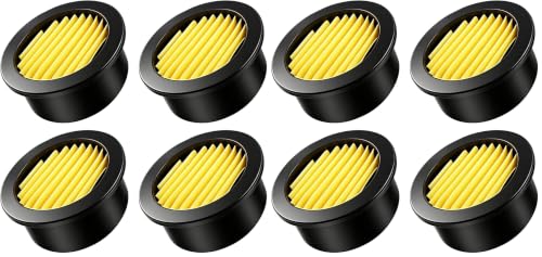 4pcs Air Compressor Replacement Filter Elements,Air Compressor Intake Paper Filter Sound Muffler Accessories for generators,blowers, exhaust ports H-068 (Pack of 2) - size: Replacement Filter (Pack of 2)