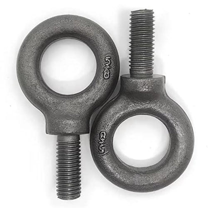 Lifting Shoulder Eye Bolt 5/8"-11 X 1-3/4" 2 Pcs, Industrial Grade Heavy Duty Forged Steel for Truck Tractor Bucket Use As Towing&Pulling Point - size: 5/8“-11