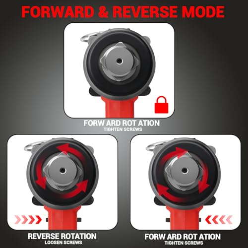 Cordless Impact Wrench 1" Compatible with Milwaukee 18V Battery