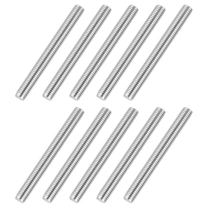 M4-0.7 Fully Threaded Rod 45mm Length Coarse Thread 15Pcs - size: M4‑0.7 45mm