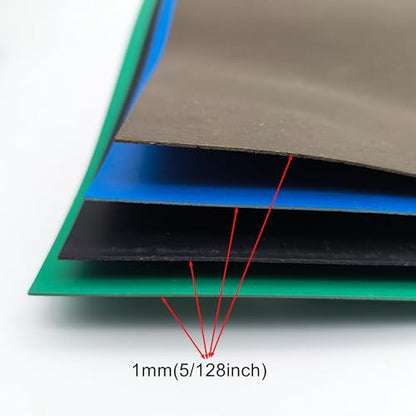 Gasket Making Material Paper Sheet High Temp Pressure Chemical Grade - style: 4 pcs, Mixed