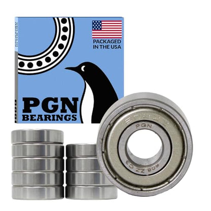 PGN 608-ZZ (10 Pack) Ball Bearing 8x22x7mm Chrome Steel Shielded