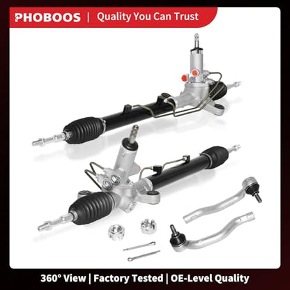 PHOBOOS Hydraulic Power Steering Rack and Pinion Fit for Honda Civic - size: 26-2718/ES800373