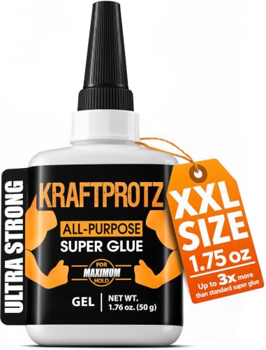 Super Glue All-Purpose Gel 1.76 oz - Instant Adhesive Repair