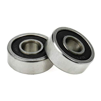 605RS Ball Bearing Double Rubber Sealed Steel Bearings 5 x 14 x 5mm-10pcs - size: 5 x 14 x 5mm