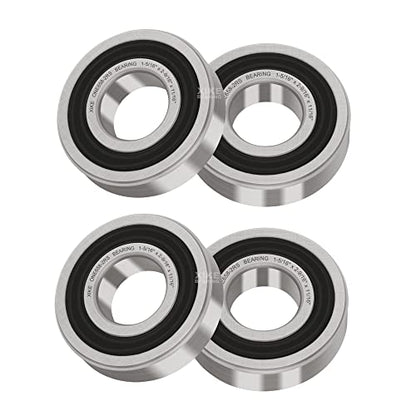 XIKE 4 Pcs 1658-2RS Bearings 1-5/16"x2-9/16 x11/16, Double Rubber Seals. - size: 1658-2RS Size 1-5/16"x2-9/16"x11/16"