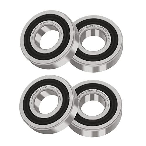 XIKE 4 Pcs 1658-2RS Bearings 1-5/16"x2-9/16 x11/16, Double Rubber Seals. - size: 1658-2RS Size 1-5/16"x2-9/16"x11/16"