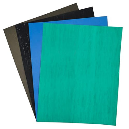 Gasket Making Material Paper Sheet High Temp Pressure Chemical Grade - style: 4 pcs, Mixed