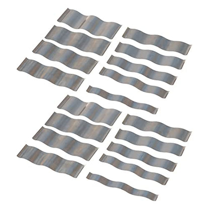 1/8 Inch Wavy Steel Parallel Set, Parallel Blocks Set of 9 Pairs Corrugated Parallel Spacers