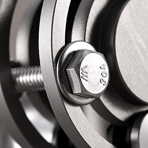 1/2-13 x 2 Hex Head Screw Bolt, 20Pcs 18-8 (304) Stainless Steel, Fully Threaded, Plain Finish, by SG TZH - size: 1/2-13 x 2"