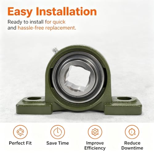 1-1/8" Disc Pillow Block Bearing Replacement for Tufline TPBT60
