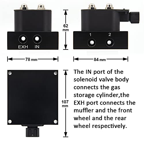 Air Ride Controller With Control Box and Remote - color: Valver With Controller, size: NO pressure gauge