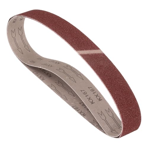 2 Pcs Sanding Belts 2 x 27 Inch 40 Grit Aluminum Oxide Abrasive Sandpaper for Belt Sander Metal Grinding Wood Working Weld Rust Removal - size: 2 x 27 Inch(40 Grits)