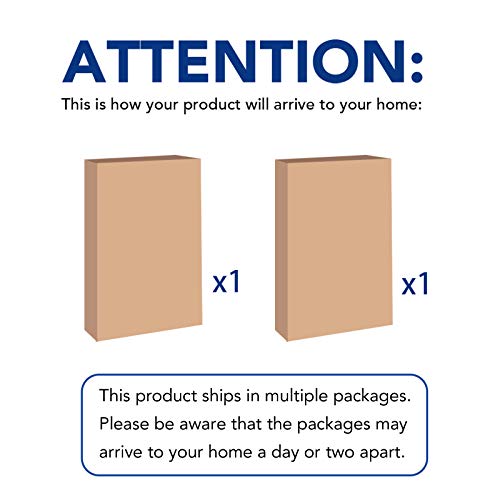 FLEXIMOUNTS 3x6 Overhead Garage Ceiling Storage Rack, 2 Pack, White - color: White, size: 3x6 ft