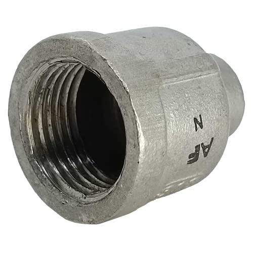 AF Hydro Stainless Steel SS316 Reducing Coupling Pipe Fitting, 3/4" NPT x 1/2” NPT Female Thread, Pressure Rating up to 150 PSI, Class 150 Reducer Connector Adapter, 2 pcs in a pack - size: 3/4" NPT x 1/2” NPT