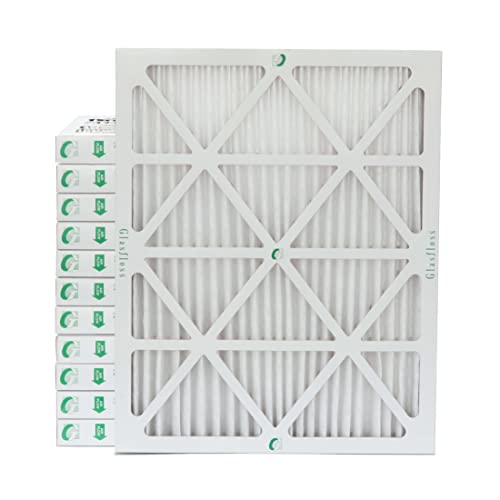 Glasfloss ZL 16x20x2 MERV 13 AC Furnace Air Filters. Case of 12