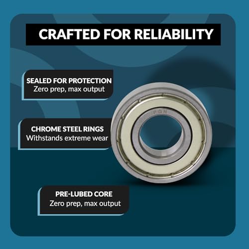 PGN 608-ZZ (10 Pack) Ball Bearing 8x22x7mm Chrome Steel Shielded
