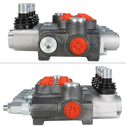4 Spool 11GPM Hydraulic Directional Control Valve, 3600PSI BSPP Port