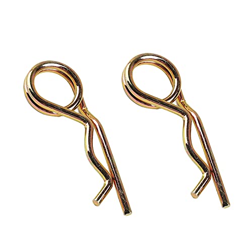Steel Double Loop Hitch Pin Clip Various Size Fasteners, Multi-Use Cotter Hairpin Assortment Kit, Fit for Various Hitch Pins (M2X50 100PCS) - color: M2X50 100PCS
