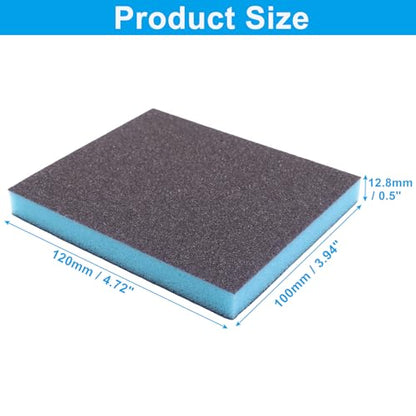 Sanding Sponge, 4.7"x3.9", 80 Grit, 8Pcs - size: 80#