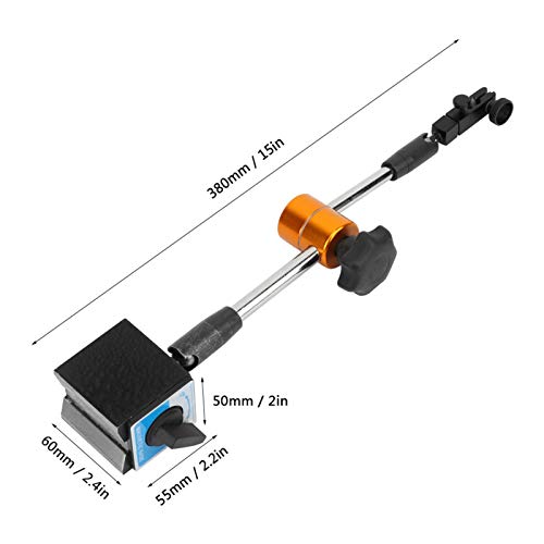 Oumefar Dial Indicator with Magnetic Base, Aluminum Alloy Flexible Arm 15in