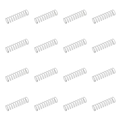 uxcell 50pcs 304 Stainless Steel Compression Springs 0.8mmx15mmx50mm Small - size: 15mmx50mm