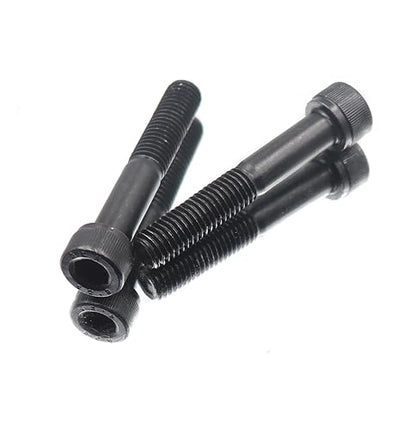 10pcs M10 x 50mm Black Socket Cap Bolts Screws 12.9 Grade Alloy Steel - size: 10pcs M10 x 50mm