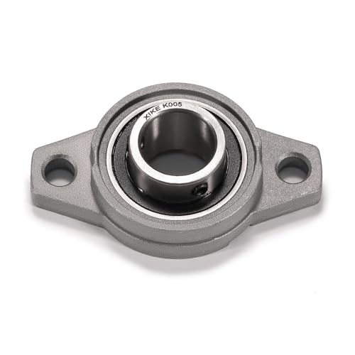 XIKE 4 Pcs KFL005 Mounted Pillow Block Bearings Bore 25mm/0.98inch. - size: KFL005 Bore 25 mm