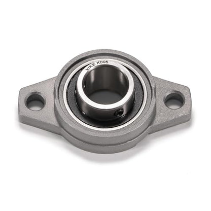 XIKE 4 Pcs KFL005 Mounted Pillow Block Bearings Bore 25mm/0.98inch. - size: KFL005 Bore 25 mm