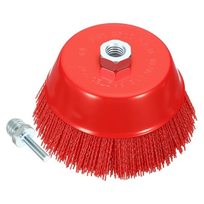 2Pack 6" Wire Brush for Angle Grinder & Drill with 5/8"-11 Arbor