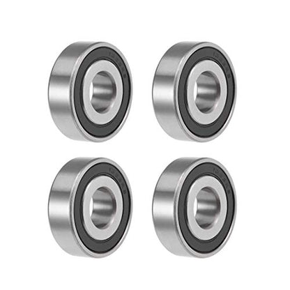 uxcell 1628-2RS Deep Groove Ball Bearings 5/8x1-5/8x1/2" Chrome Steel - size: 5/8"x1-5/8"x1/2"