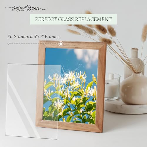 5x7 Clear Acrylic Sheets Pack of 20, 0.04" Thick