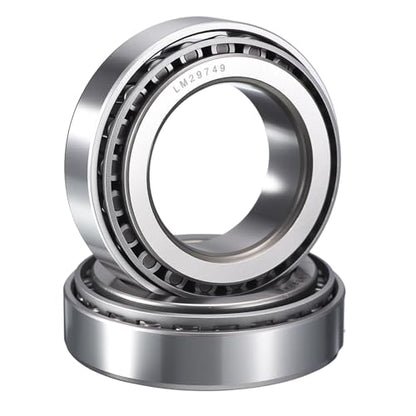 2 Pack LM29749/10 Tapered Roller Bearing Cone and Cup Set - size: LM29749/LM29710