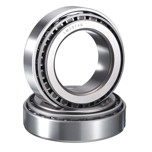 2 Pack LM29749/10 Tapered Roller Bearing Cone and Cup Set - size: LM29749/LM29710