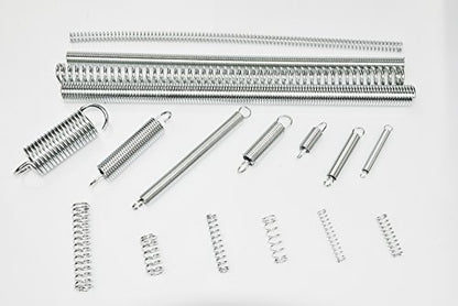 Swordfish 30370 Extension and Compression Spring Assortment, 152 Piece