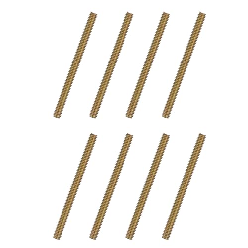 uxcell 8pcs Fully Threaded Rods 5/16x3-3/4 All Thread Studs Long Threaded Screw Carbon Steel for Furniture Garden Railing Mounting Assembly Fastening Frame Connection Colorful Zinc - size: 5/16x3-3/4"