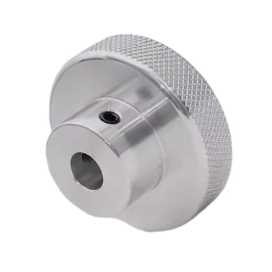 CHANCS Aluminium Alloy Handwheel 80mm OD 10mm Bore Knurling Handwheel Stepper Motor Fine-Tuning Handwheel - size: 80-10