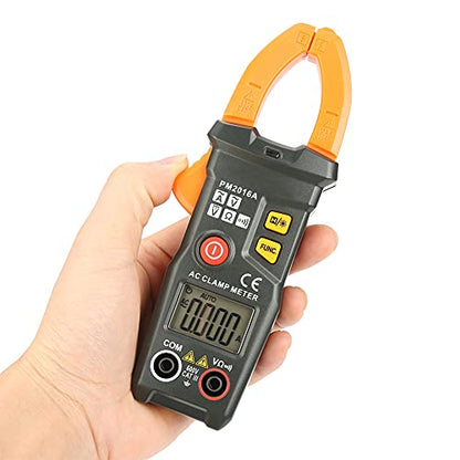 Jeanoko Digital Meter Multimeter, PEAKMETER PM2016A/S Digital Clamp Multimeter 6000 Counts AC Volt Amp Ohm Hz Meter(PM2016A)