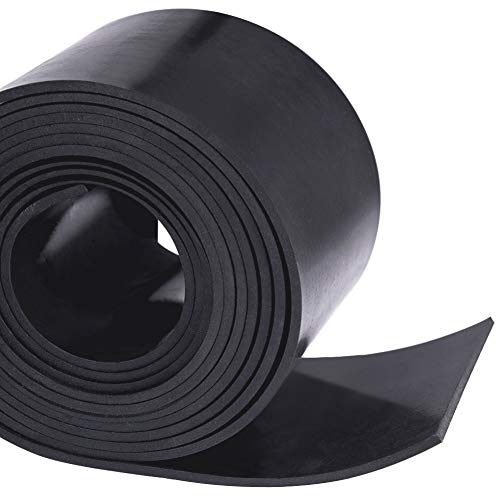 TORRAMI Neoprene Material Rubber Sheet Roll 1/8 (.125) inch T X 4 inch W X 10 Feet, DIY Gaskets for Sealing,Protection, Abrasion, Supports, Leveling, Bumpers - size: 4" Wide X 10' Long, style: 1/8 (.125)" Thick