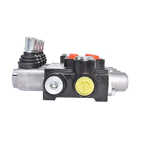 findmall 4 Spool Hydraulic Directional Control Valve 11GPM 3625PSI - size: 11 GPM, style: 4 Spool