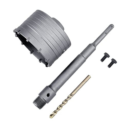 95mm (3-3/4") Concrete Hole Saw with 220mm SDS Plus Shank Rod - style: 95mm ( 3-3/4inch )