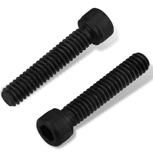 Glvaner 5/16"-18 x 1-1/2" (15 pcs) Socket Head Cap Screws, 12.9 Grade Alloy Steel, Black Oxide Finish, Full Thread UNC, Allen Hex Drive - size: 5/16-18 x 1-1/2"