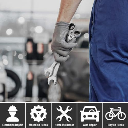 DURATECH 3/4" Flex-Head Ratcheting Combination Wrench - style: 3/4"