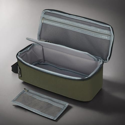 12.6" Heavy Duty Small Tool Bag Pouch for Men with Multiple Pockets,Green - color: Green