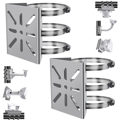 2pcs Universal Wall Mounting Bracket with 6 Loops - size: 2Pack