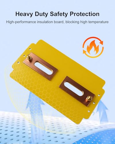 Class T Fuse Block Holder DC 250V 400A Heavy Duty - size: Fuse Holder