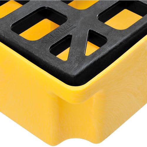 Global Industrial Low Profile Spill Containment Modular Platform, 4 Drum - style: 4 Drum