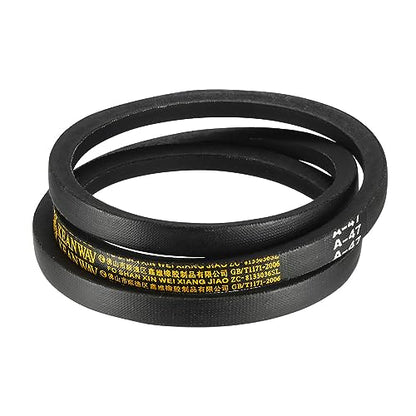 A-47 Drive V-Belt - [47-inch Inside Circumference] A-Section Rubber Drive Belt Wrapped for Transmission Use - size: A-47
